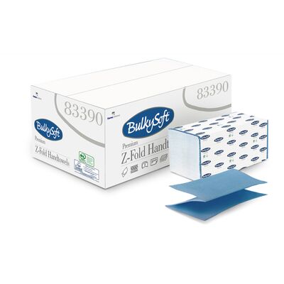 Asciugamani piegati a Z Premium Blu