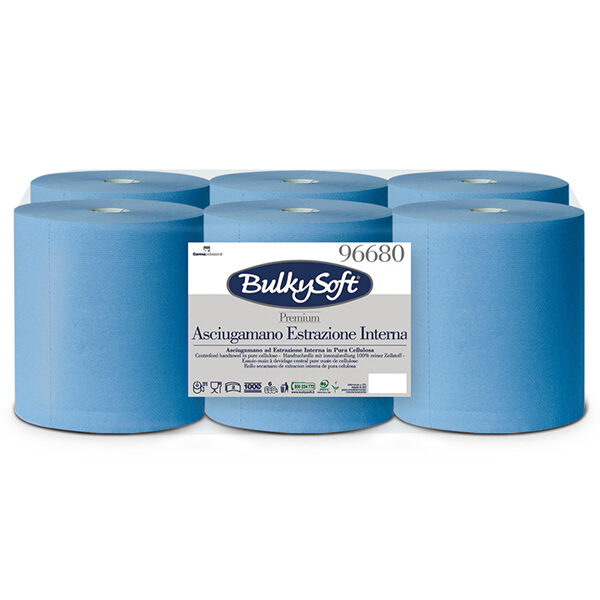 Bobine asciugamani a estrazione interna Blu