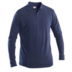 Polo manica lunga cotone