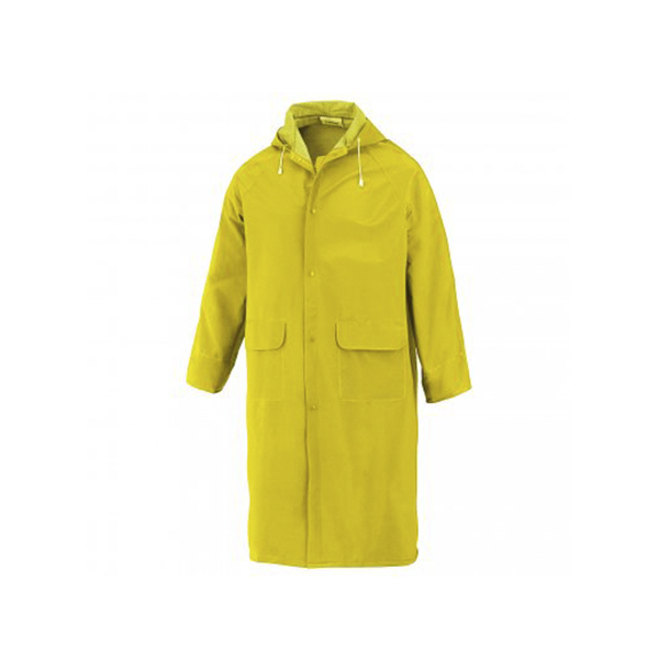 Impermeabile cappotto giallo PVC
