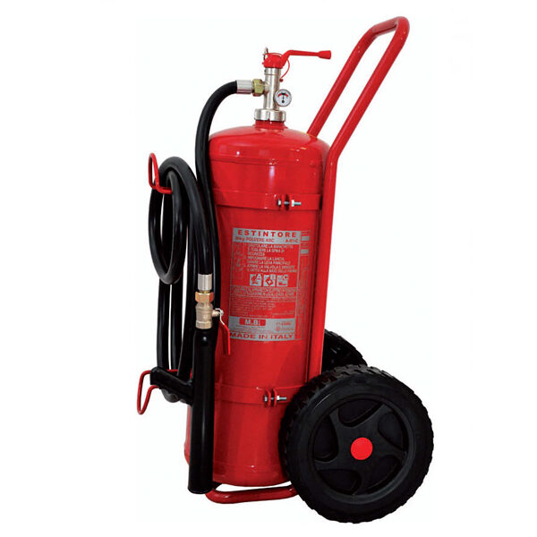 Estintore polvere carrellato 100 kg